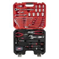 TONE Combination Tool Set 57 Pieces K700, 12.7mm (1/2 ) Drive, Red, red