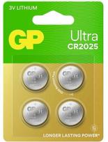GP Battery GP Gold Peak Industries CR2025 3,0 V nukreipiamoji baterija GPCR2025ULT370C4