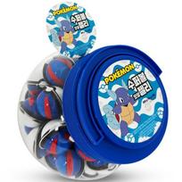 „Pokemon“ „Pokemon Super Ball Shape“ želė 50p, 1 vnt, 900g, populiarūs korėjiečių žaislai mažiems vaikams blue