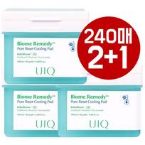 Uik Cooling Pad Biom Remedy Pore Reset, 2+1 container (240 sheets), 1 piece blue