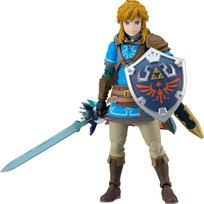 figma The Legend of Zelda Tears of the Kingdom Link Tears of the Kingdom versija. Ne mastelio plastiku dažyta kilnojama figūrėlė blue