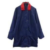 Eddie Bauer 90s Old Black Tag Nylon jacket S Navy Women Used blue