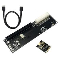 xiwai Oculink Duomenų Kabelio Plokštė PCI Express į Host Adapterį GPD Win Max2 Išorinei Vaizdo Plokštei SSD SFF-8611 PCI-E 3.0 - M.2 M-Key SFF-8612 & juoda