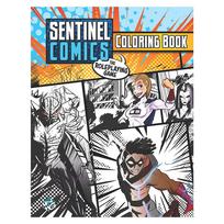 „Sentinel“ komiksai RPG spalvinimo knyga