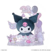 SEGA MĖGSTAMAS Akrilinis pliušinis žaislas Sanrio personažai Kuromi Žaislo apdovanojimas 2025 Įvairovės kategorija Puikumas [Japonijos apdovanojimas] gray