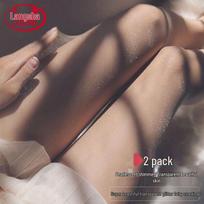 Langsha Women's Shimmering Ultra-Thin Pearl Luster Pantyhose One Size gray