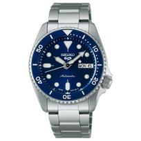 SEIKO No. 5 series 100 meters waterproof fashionable Automatic Steel Strap 38mm women's watch blue dial SRPL77 mėlyna