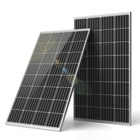 GOYOJO Saulės baterija 400w 200w x 2 plokštės MC4 jungtis įtraukta Monokristalinis silicis Didelio konversijos efektyvumo Saulės baterija IP67 atspari vandeniui ir juoda