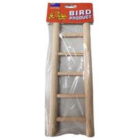 Heavy Duty Wooden Bird Ladder (5 Steps)