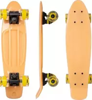 Tamsoje šviečiantis penny boardas su šviečiančiais ratukais WORKER Solosy C1 22″