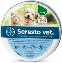 Seresto - blusų antkaklis - katėms ir šunims iki 8kg