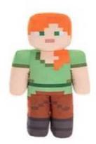 Minecraft 1 serija - pliušinis žaislas 30 cm - Alex (70475)