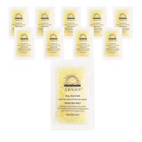 Arnon Dead Sea Salt Bath Salt Lemon, 80g, 10 pieces beige
