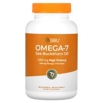 Sibu Beauty, Omega 7, sea buckthorn oil, 1,000mg, 180 softgels (500mg per softgel)