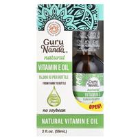 GuruNanda, natūralus vitamino E aliejus, 2 fl uncijos (59 ml) black