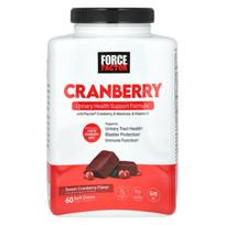 Force Factor, cranberry, d-mannose and vitamin C, sweet cranberry, 60 soft chews