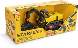 Stanley Jr. - 3 viename „Take Apart XL“ rinkinys ekskavatoriui, pneumatiniam plaktukui, žnyplėms