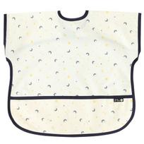 Pli? infant waterproof short-sleeved bib, 19 byeoldal, 1 piece, 1 piece white