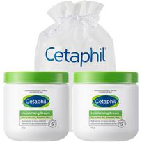 Cetaphil Drėkinamasis kremas 453 g x 2 vnt. + maišelis, 906 g, 1 rinkinys white