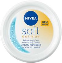 Nivea – švelnus kasdienis apsauginis kremas nuo saulės su SPF 15, 100 ml