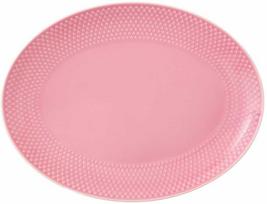 Lyngby Porcelæn - Ovalus serviravimo indas „Rhombe Color“ - 28,5 x 21,5 cm - Rožinis