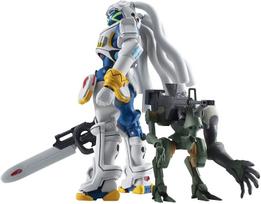 TAMASHII NATIONS ROBOT Spirits OVERMAN King Gainer King Gainer Gachiko 130mm Painted Movable Figure & Approx. ABS&PVC&PET gray