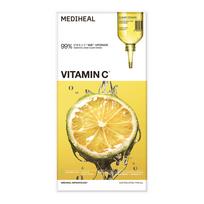 MEDIHEAL Vitaminas C Esminė Kaukė Skaistinamoji 4 vnt. geltona