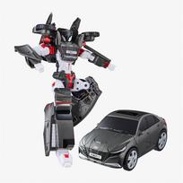 [jauni žaislai] Tobot Y Metalinės pilkos spalvos keičiantis transformuojantis robotas (Didelis Avante) gray