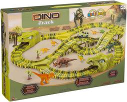 Multi Track Daugiafunkcis takelis – Dinozaurų lenktynių trasa, 240 detalių (41763)