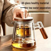 Baqianhang Glass Infuser Teapot white