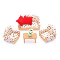 Sylvanian Family Gėlių Sofos Žaislų Rinkinys 4464, 1 rinkinys, Populiarūs Korėjietiški žaislai beige
