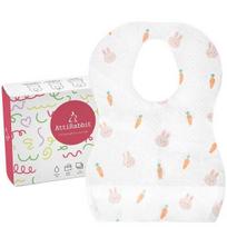 Arti Rabbit disposable waterproof bibs, 20 pieces, Arti Rabbit white