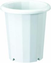 Yamato plastikinis vazonas ilgas dubuo L Nr. 5 150×H157 Balta balta