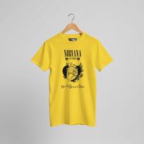 Nirvana Heart Shaped Box T-Shirt – Grunge Valentine's Gift 120 yellow