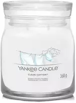 Yankee Candle Signature Clean Cotton kvapni žvakė 368g
