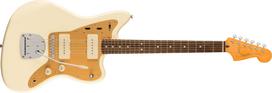 Squier by Fender Elektrinė gitara J Mascis Jazzmaster, Lauro klaviatūra, Vintažinė balta su minkštu dėklu