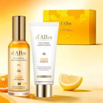 [dalba] Vita Toning Anti-Aging 2 dalių rinkinys: 8% purškalas ir tūbelės kremas [Vita 2 Types] Mist + Cream Tube Type Package yellow