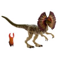 Mattel Jurassic World Hammond kolekcijos Dilophosaurus veiksmo figūrėlė JKM93, Apie. 20 cm sąnarių kolekcinė figūrėlė ruda