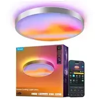 Govee Ultra RGBICWW Smart lubinis šviestuvas, dvigubas apvalus lubų šviestuvas 5000lm 53cm Matter (H1270301)