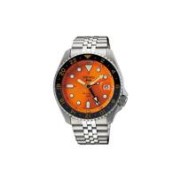 SEIKO Sporto serija Madingas sportinis Vandeniui atsparus Automatinis Plieninė apyrankė Vyriškas laikrodis Oranžinis ciferblatas SSK005KC oranžinė