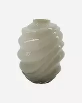 House Doctor - Dykumos vaza - 26,5 cm - Šviesiai pilka