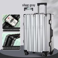 ART&LIVING Aluminum Frame Hardside Luggage gray