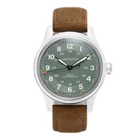 [Hamilton] H70545560 Khaki Field Titanium Men's Leather Watch