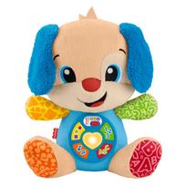 First English Bilingual Puppy Baby Toy Plush Toy for Babies and Toddlers months and Colorful JGW96 Fisher-Price Sing-Along! (6 up) beige