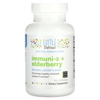 Little DaVinci, Immuni-Z + Elderberry, Natural Lemon Flavor, 60 Lozenges