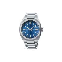 SEIKO Astron serija 100 metrų atsparumas vandeniui saulės energija veikiantis kvarcinis titano dirželis vyriškas laikrodis mėlynas ciferblatas SBXY061 mėlyna