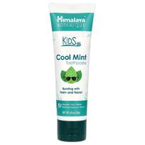 Himalaya, Botanique, Vaikų dantų pasta, Vėsus mėtos skonis, 4 uncijos (113 g) white