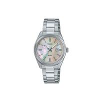 CASIO Unisex Standartinės serijos perlų spalvos laikrodis LTP-1302DS-4AV LTP-1302DS-4AV Regular Watch Box gray