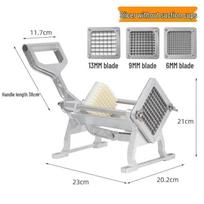 JingJingRS Manual Commercial French Fry Cutter gray