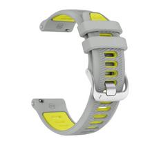 Silikoninė sportinė apyrankė 18 20 22mm skirta Garmin Forerunner 170 265 255 245 Venu 4 3 serijoms Patogi, patvari, greitai nuimama apyrankė 20mm Universal gray